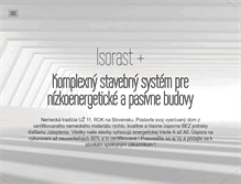 Tablet Screenshot of isorast.sk